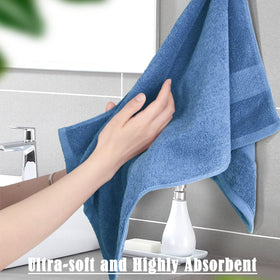 Reactive dyed colors on Cleanbear towels resist fading for lasting vibrancy