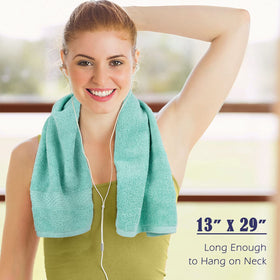 Lightweight Cleanbear towels ideal for travel or gym bags with fast drying