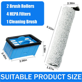 CleanCrafter replacement filters maintain steady airflow for consistent vacuum performance.