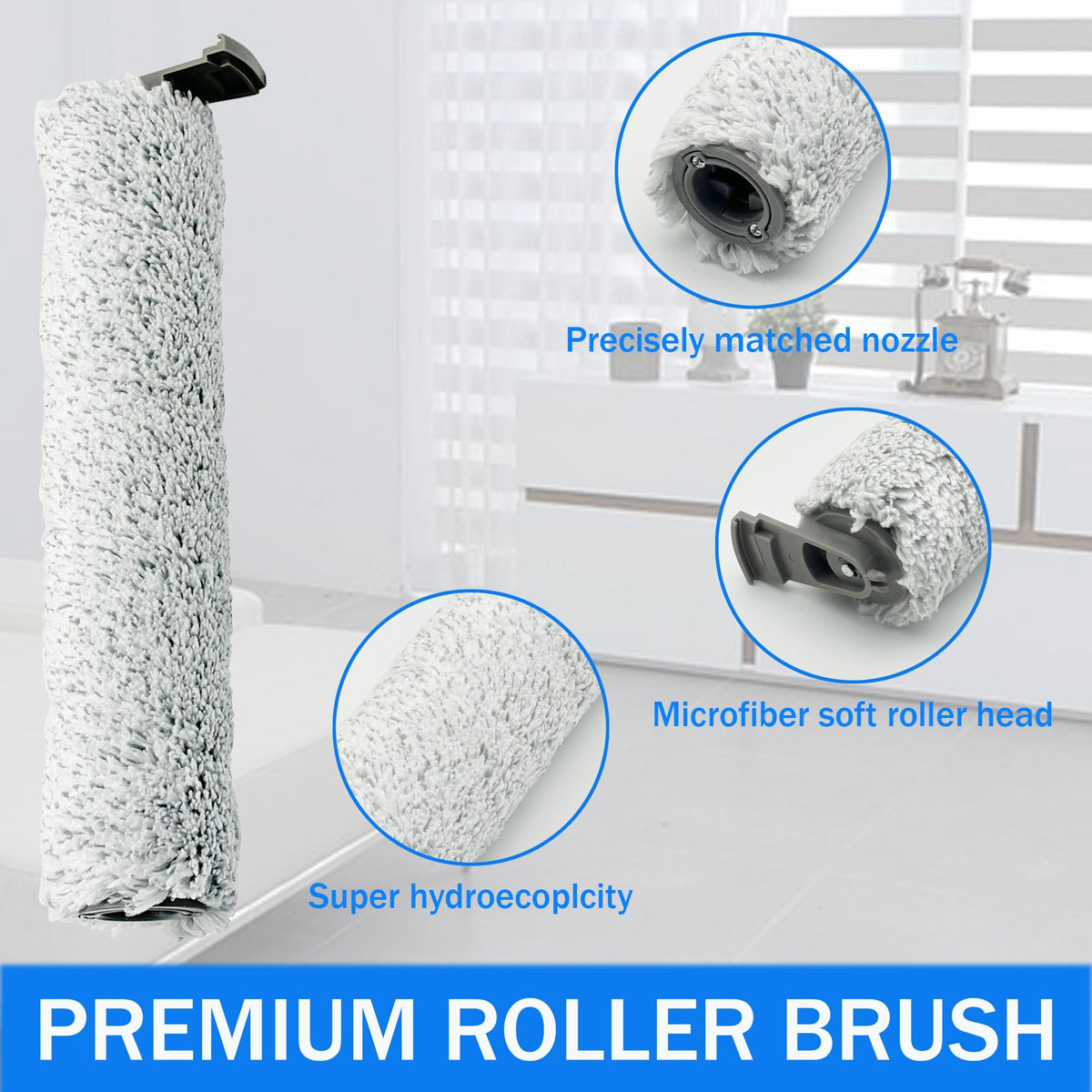 CleanCrafter multi-surface brush tackles carpets hardwood tile and sealed floors.