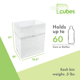 Clean Cubes usage at party helps keep floors tidy and waste organized.