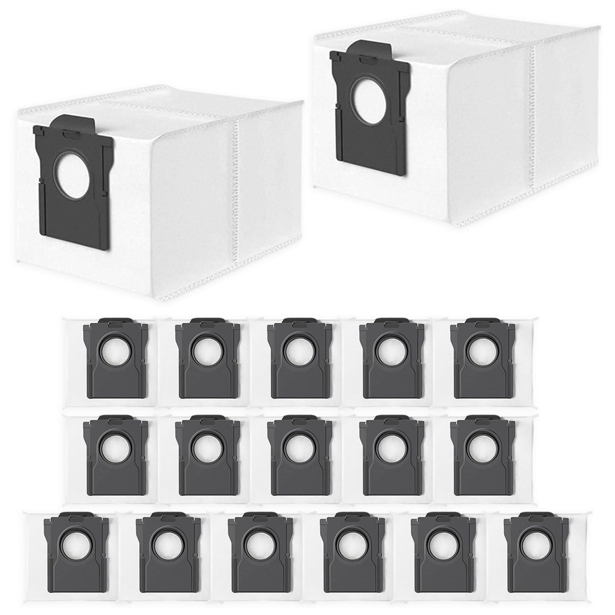 Cleangela 18-pack L40 Ultra dust bags for Dreame, ready for use in compatible models.