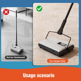CleanHome lightweight cordless design is easy to lift and maneuver.