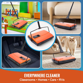 CLEANHOME no-battery-needed cleaner for quick tidyups