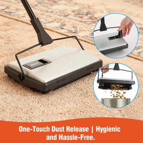 CleanHome replacement roller included extends product lifespan for ongoing use.