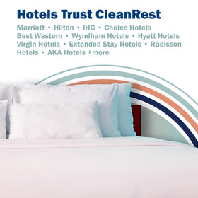 CleanRest PRO box spring encasement (queen) with Zip-N-Click secure fit during setup