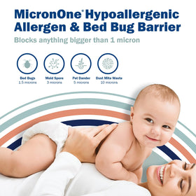 CleanRest PRO micronone barrier encasement blocks microscopic allergens for fresher air