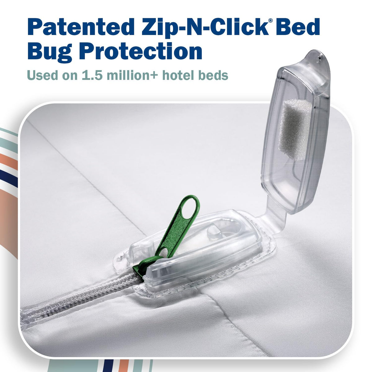CleanRest PRO water-resistant box spring encasement guards against spills
