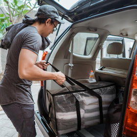 ClearSpace 180gsm polypropylene construction delivers durable storage for heavy items.
