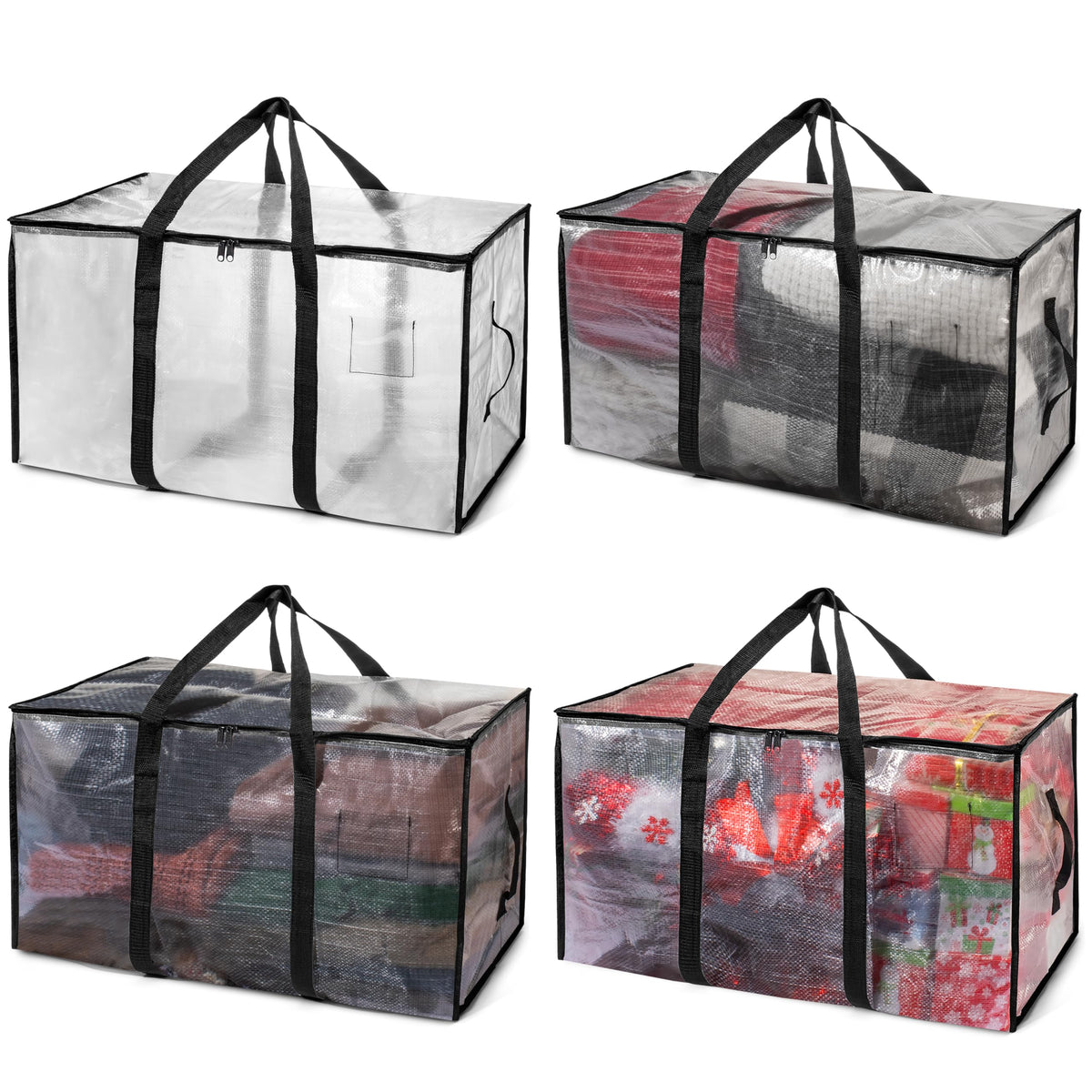 ClearSpace heavy duty moving bags 4-pack ready for dorm room moves and storage.