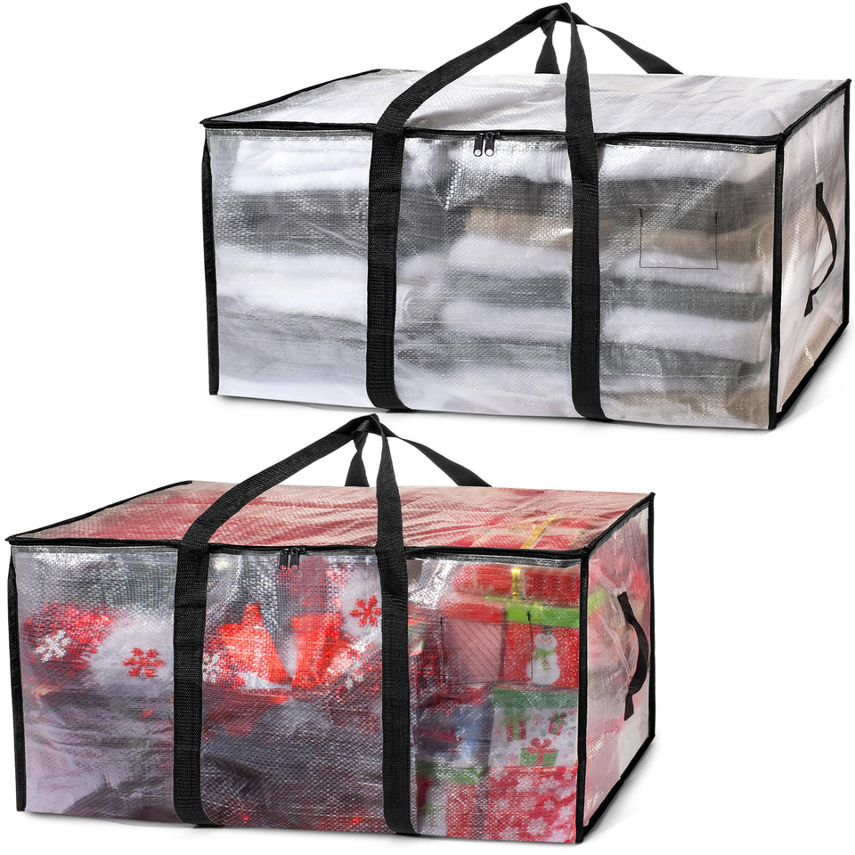 ClearSpace oversized moving bag front view showing wide capacity for bulky items.