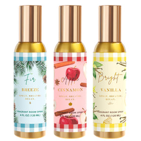 CLESH Room Spray Bright Vanilla bottle for a warm home refresh.