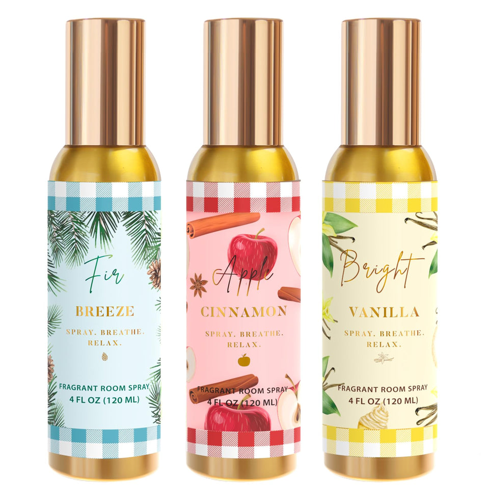 CLESH Room Spray Bright Vanilla bottle for a warm home refresh.