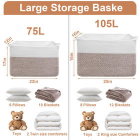 ClenClever cotton rope texture close-up showing soft, kid- and pet-friendly basket.