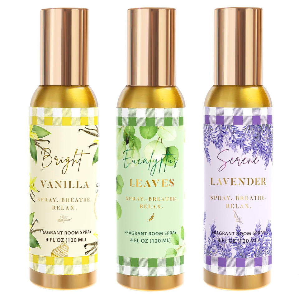 CLESH room spray Bright Vanilla bottle for quick, long-lasting freshness in any room.