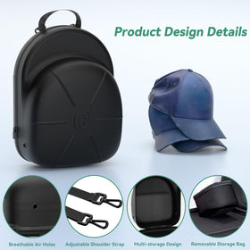 CLESOO hat-case-protective-outer shows durable shell guarding against scratches