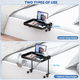 CLESOO height-adjustable pole reaches up to 13.11 inches.