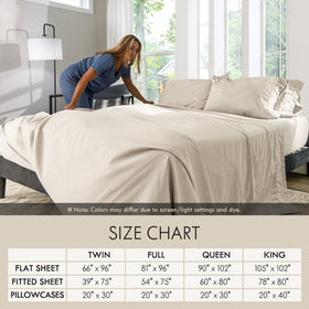 ClevaHome OEKO-TEX certified sheets ensure chemical-free comfort and safety.