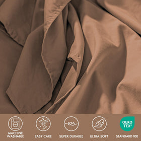 ClevaHome queen fitted sheet 60x80 with 14-inch deep pocket.
