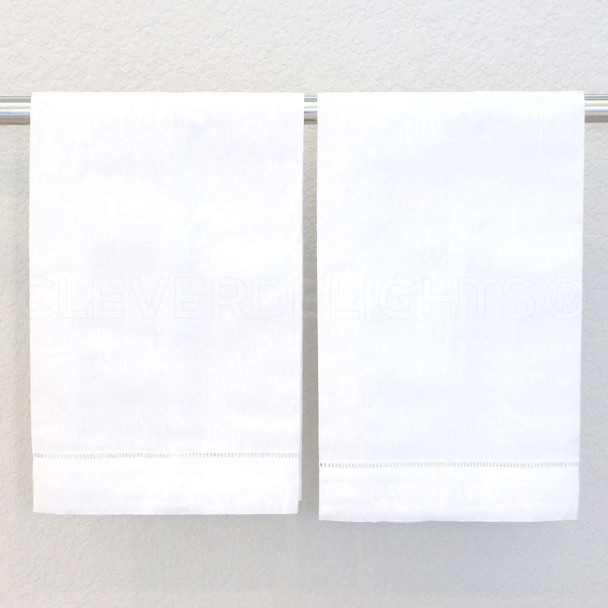 CleverDelights 45% cotton/55% linen blend delivers soft, sturdy feel.