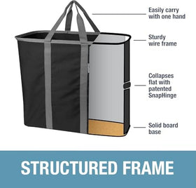 CleverMade flat-fold design stores neatly under beds or in tight spaces.