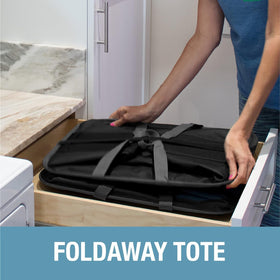 CleverMade durable steel rim and baseboard support heavy laundry loads.