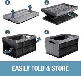 CleverMade ergonomic-handles bin for easy lifting and daily use