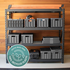 CleverMade ergonomic side handles enable easy carrying and loading.