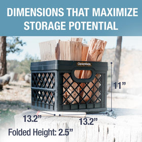 CleverMade with built-in file rails and easy-carry handles facilitates mobile filing on the go.