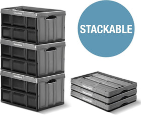 CleverMade moving crate handles groceries or tools with durable design