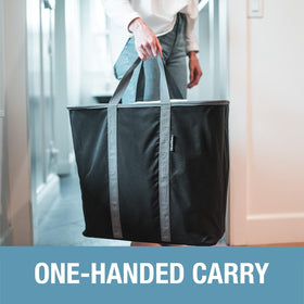 CleverMade pop-up frame snaps open, saving setup time during laundry.