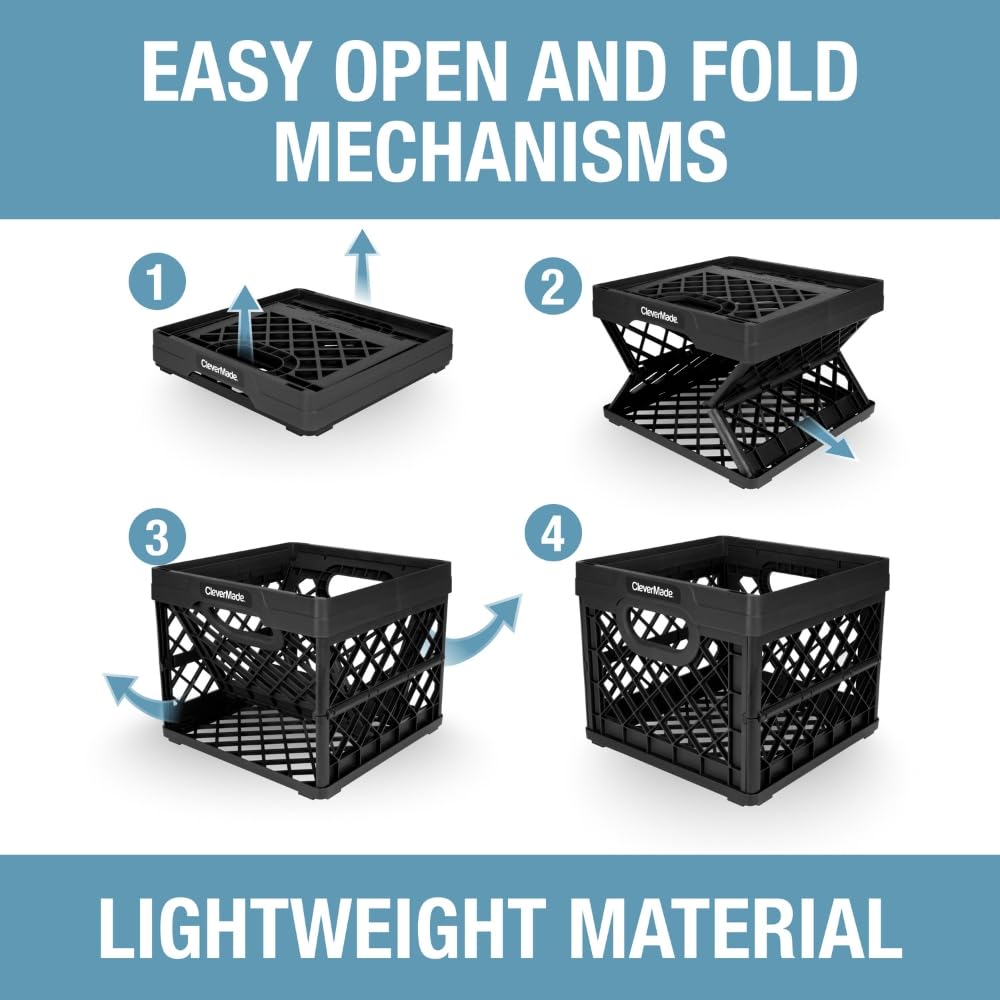 CleverMade ventilated lattice design keeps contents visible and breathable.