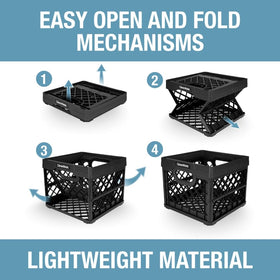 CleverMade ventilated lattice design keeps contents visible and breathable.