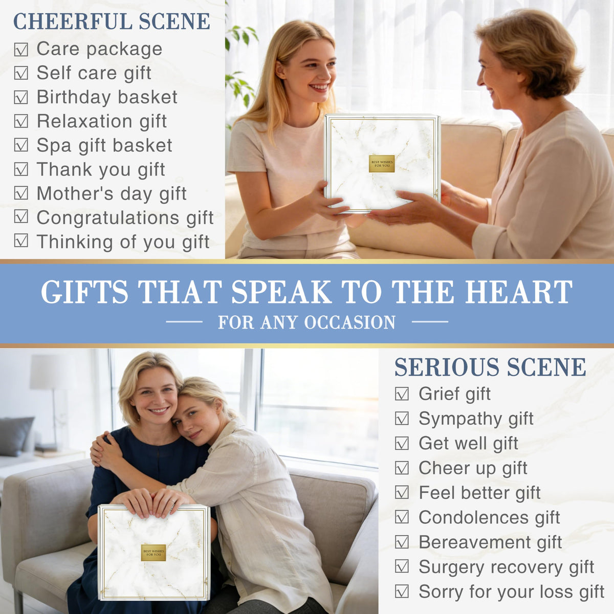 Clexela knitted heart gift card adds a personal touch to the gift.