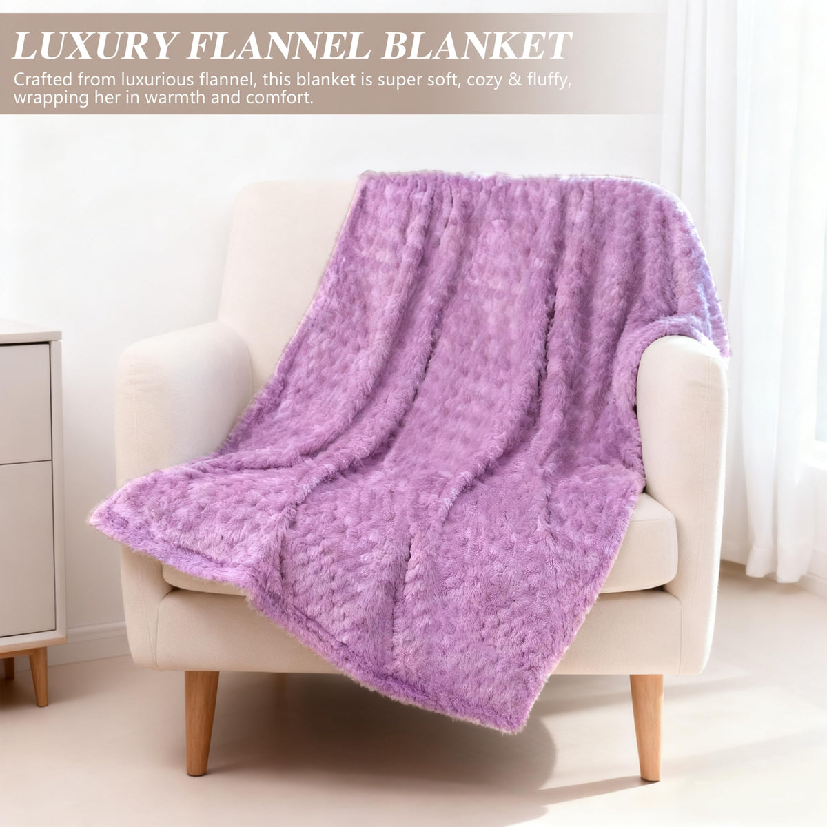 Clexela lavender candle provides a soothing aroma for a calm space.
