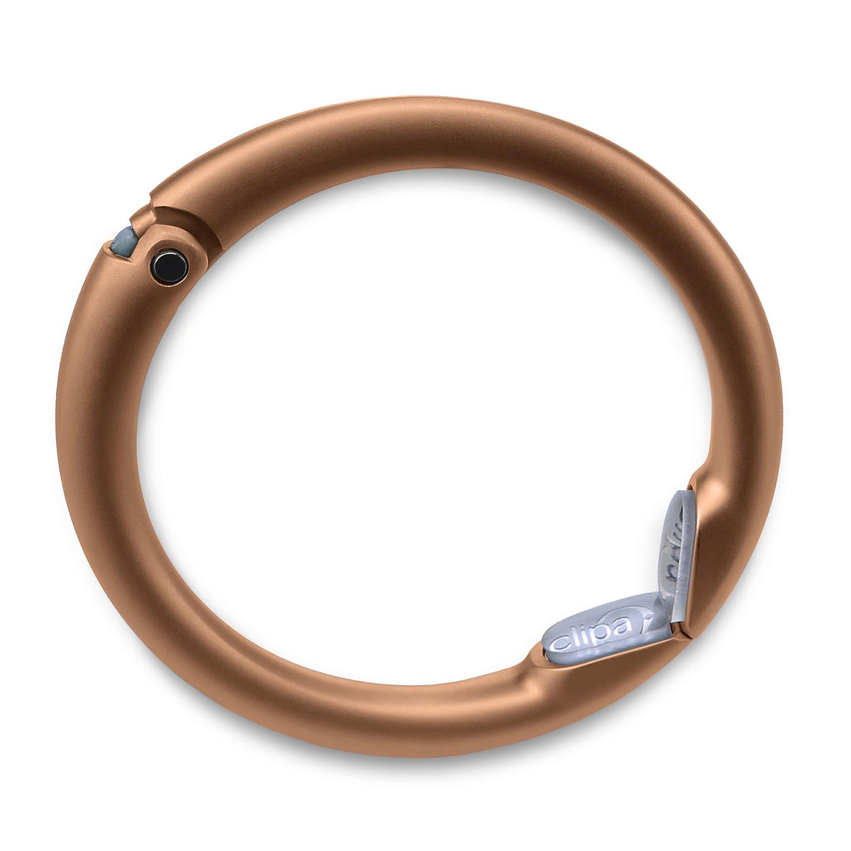 Clipa bag hanger matte bronze PVD: a durable, space-saving solution for everyday bags.
