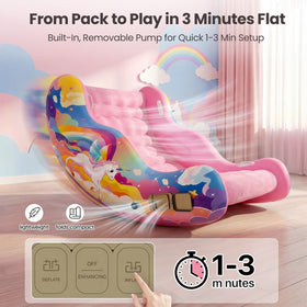 CLIYYD sensory chair built-in air pump enables quick setup.