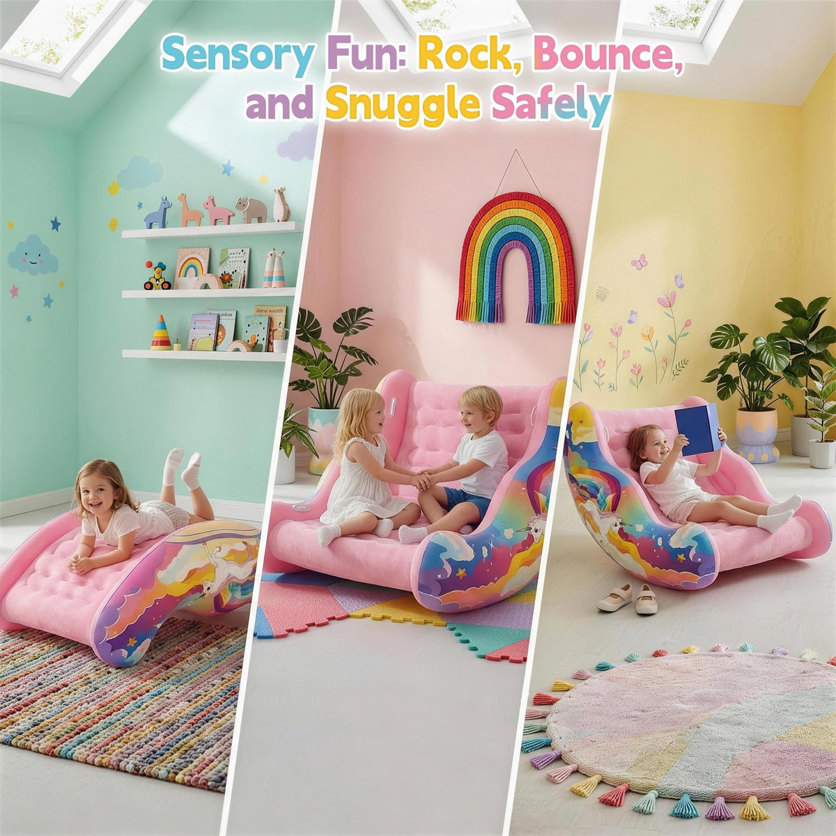 CLIYYD sensory chair suits kids ages 3 to 12 for inclusive play.