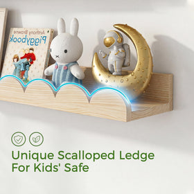 CLLASOU shelves include detachable spherical hooks for quick organization.