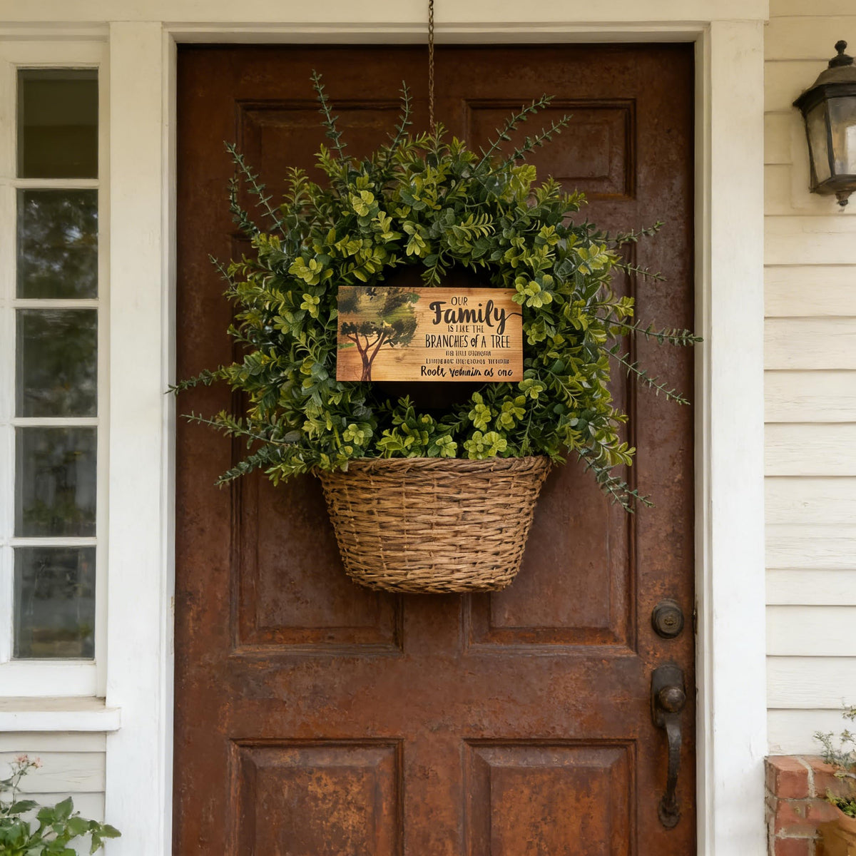 Cllenarun wreath brings versatile decor for porch, window, and farmhouse style
