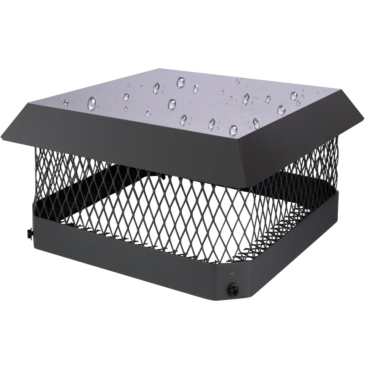CLLOMAGY 13x13 chimney cap base protects outdoor flues from pests and debris.