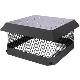 CLLOMAGY 13x13 chimney cap base protects outdoor flues from pests and debris.