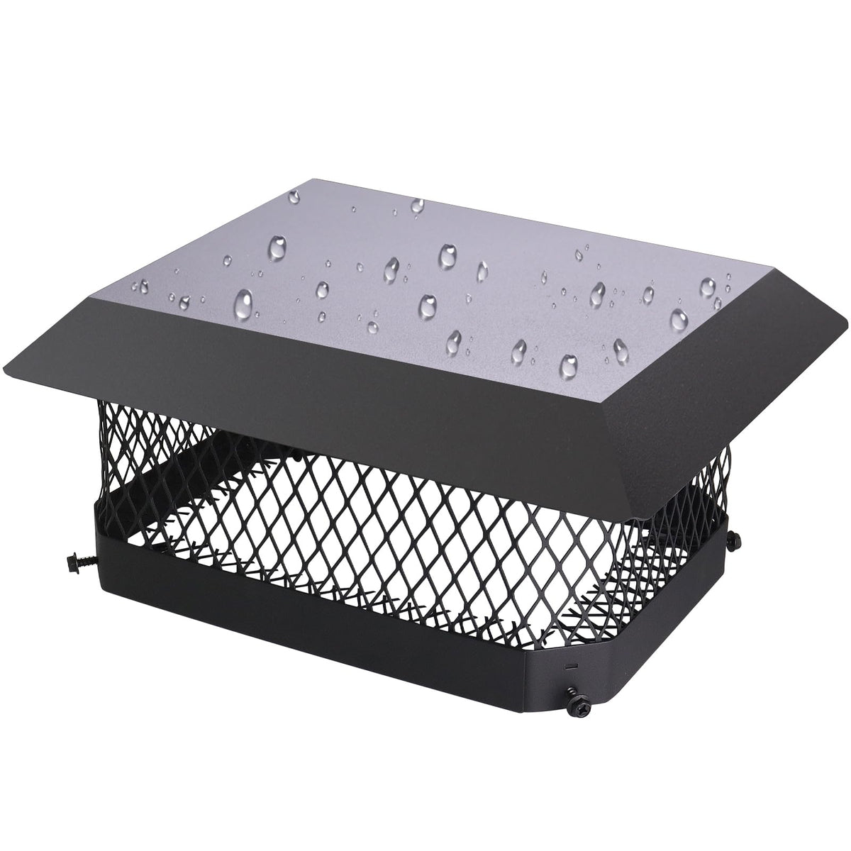 CLLOMAGY chimney cap 9x13 top view protecting outdoor chimneys from rain and debris