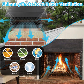 CLLOMAGY wide-application example for brick, clay, and masonry chimneys