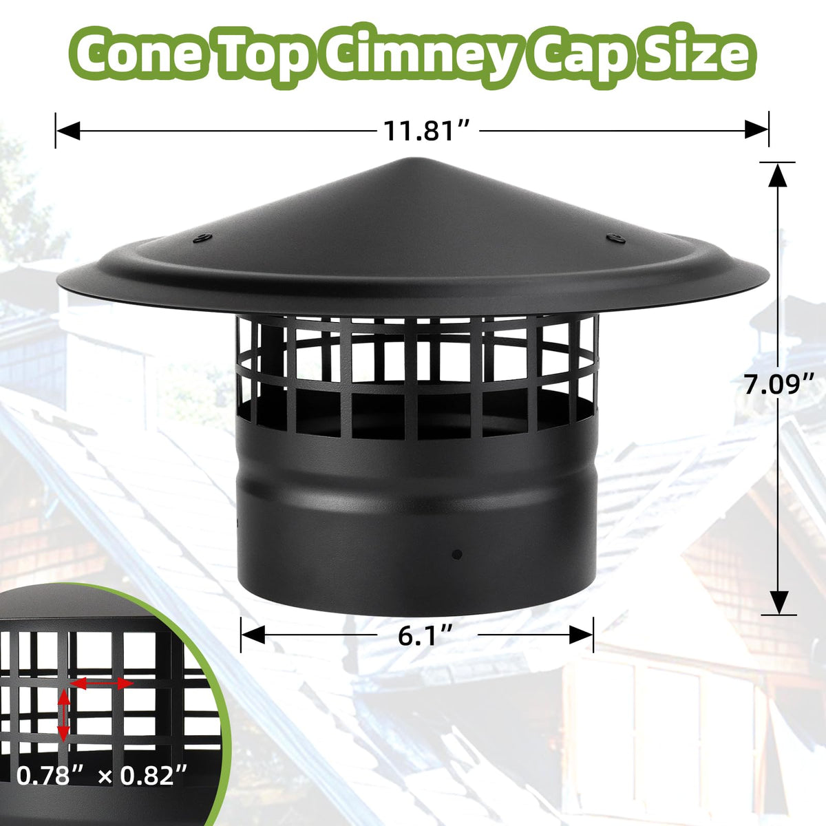 CLLOMAGY waterproof and heatproof cap withstands harsh weather while keeping debris out.