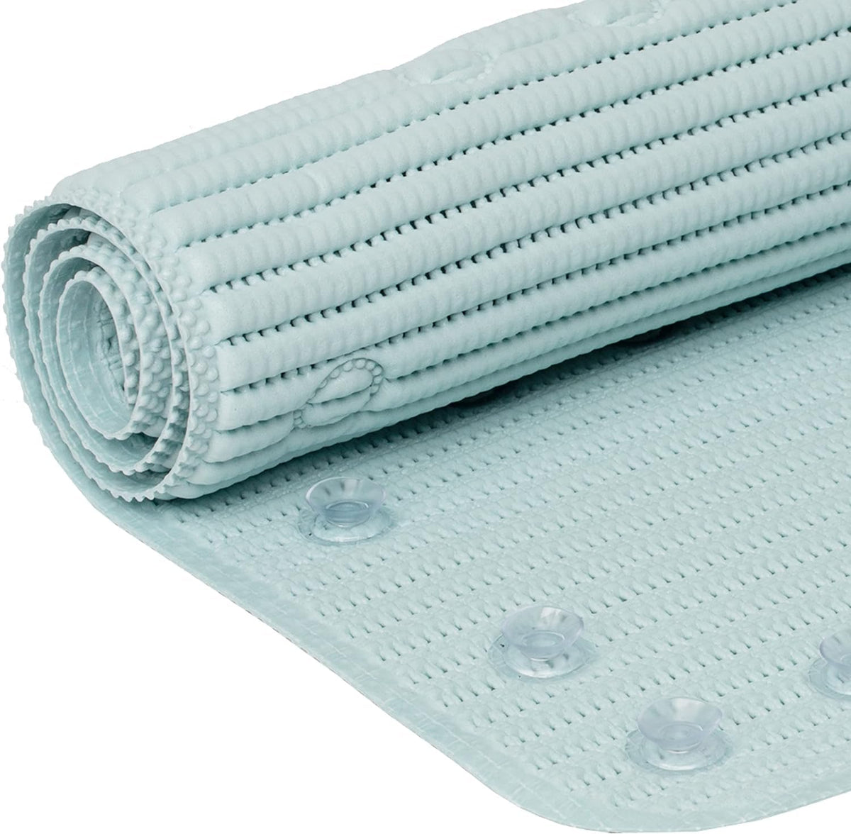 Clorox bath mat two-pack offers convenient replacement for busy bathrooms.
