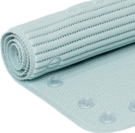 Clorox bath mat two-pack offers convenient replacement for busy bathrooms.