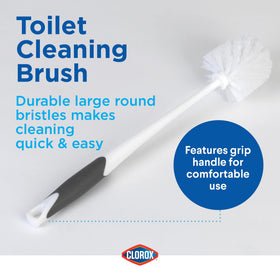 Freestanding Clorox caddy dries tools after use.
