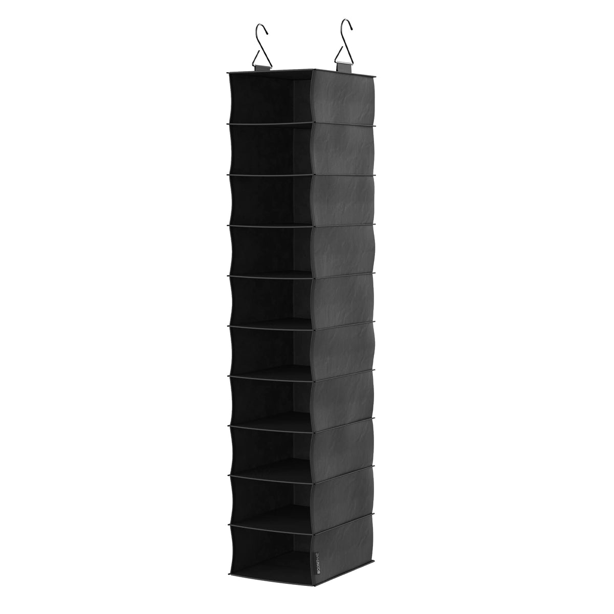 ClosetMaid 20502 fabric organizer in charcoal finish for modern closet styling