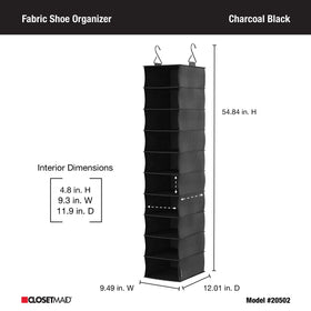 ClosetMaid 20502 space-maximizing design adds storage to closets